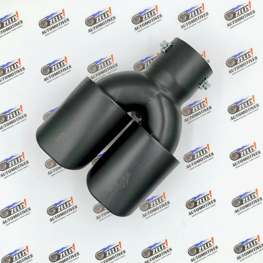 HKS Limited Edition Dual Exhaust Tip | Matte Black & Carbon Finish