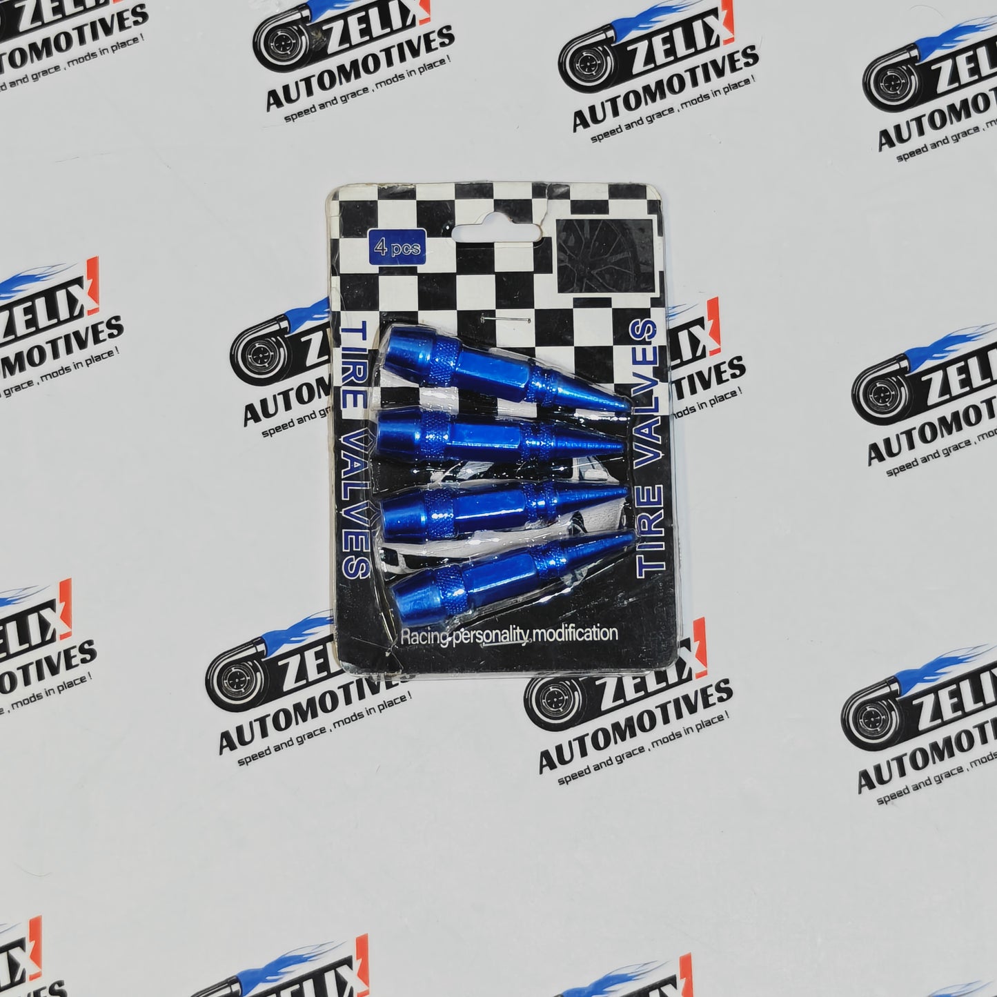 Air Valve Caps Set of 4 | Universal Metallic Finish