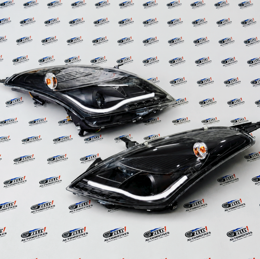 Maruti Suzuki Swift Audi-Style Projector Headlights | Aftermarket Headlamps with DRLs (Fits 2012-2015 Models)