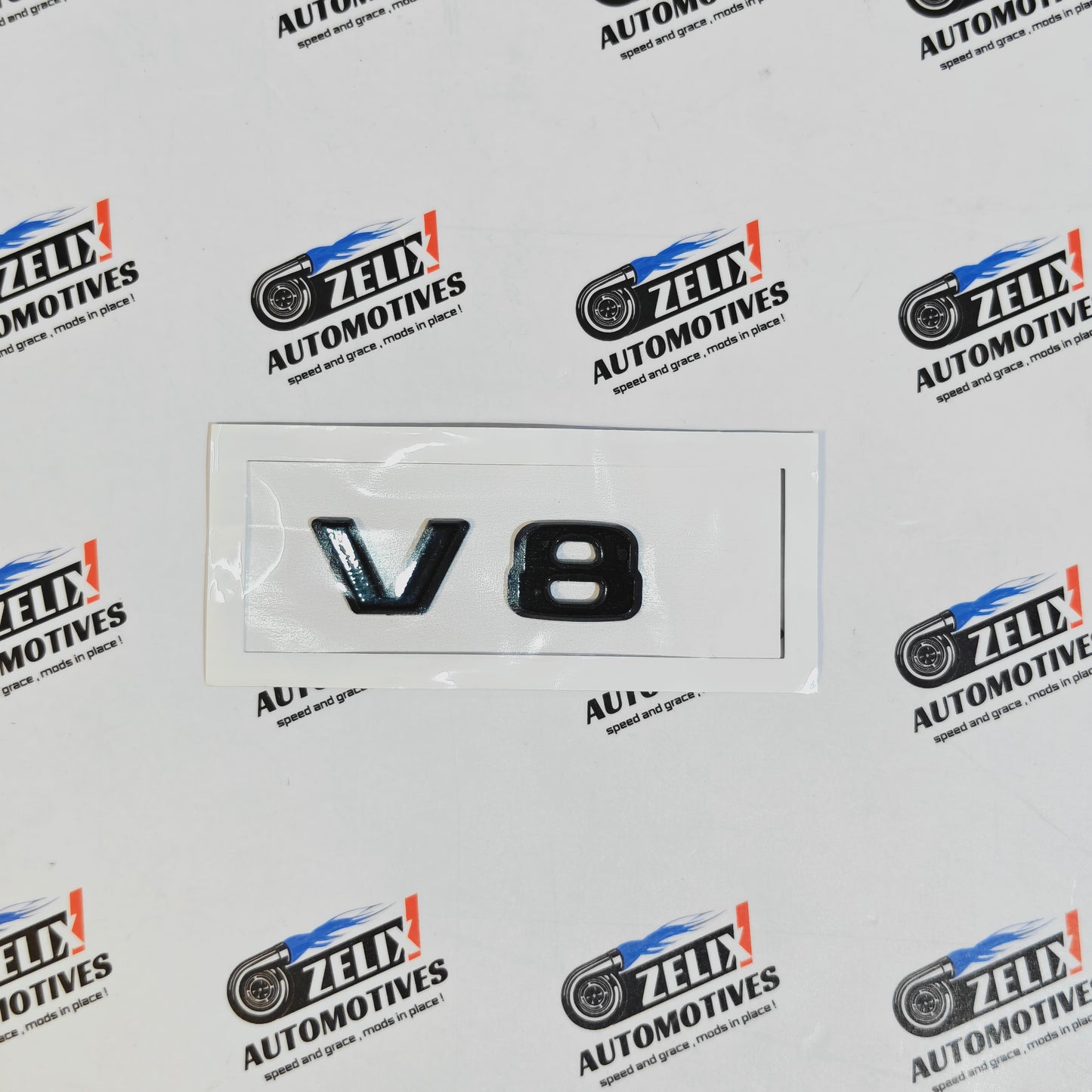 V6 & V8 Rear Emblem Stickers