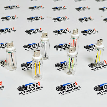 USB LED Car Bulb with Touch Switch Multi-Color