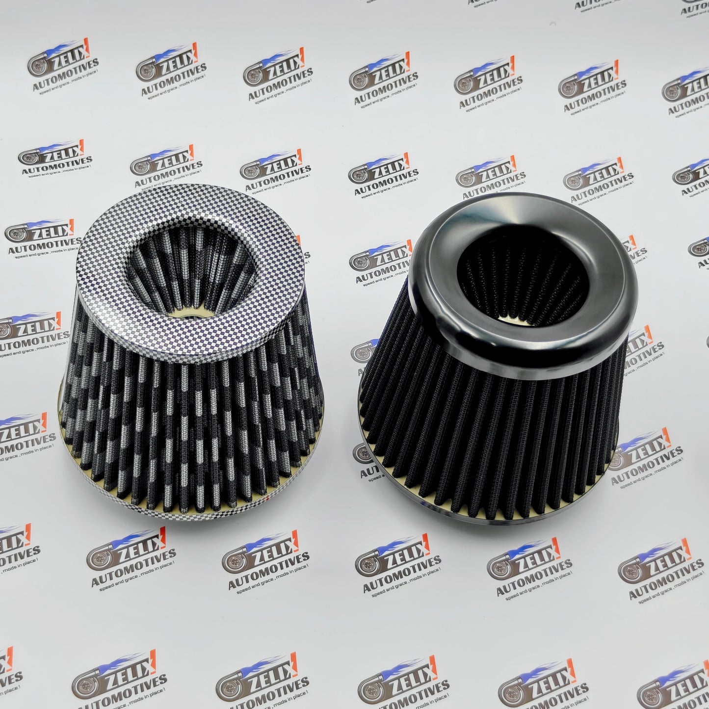 Dual Induction High-Performance Air Filter | Universal Fit