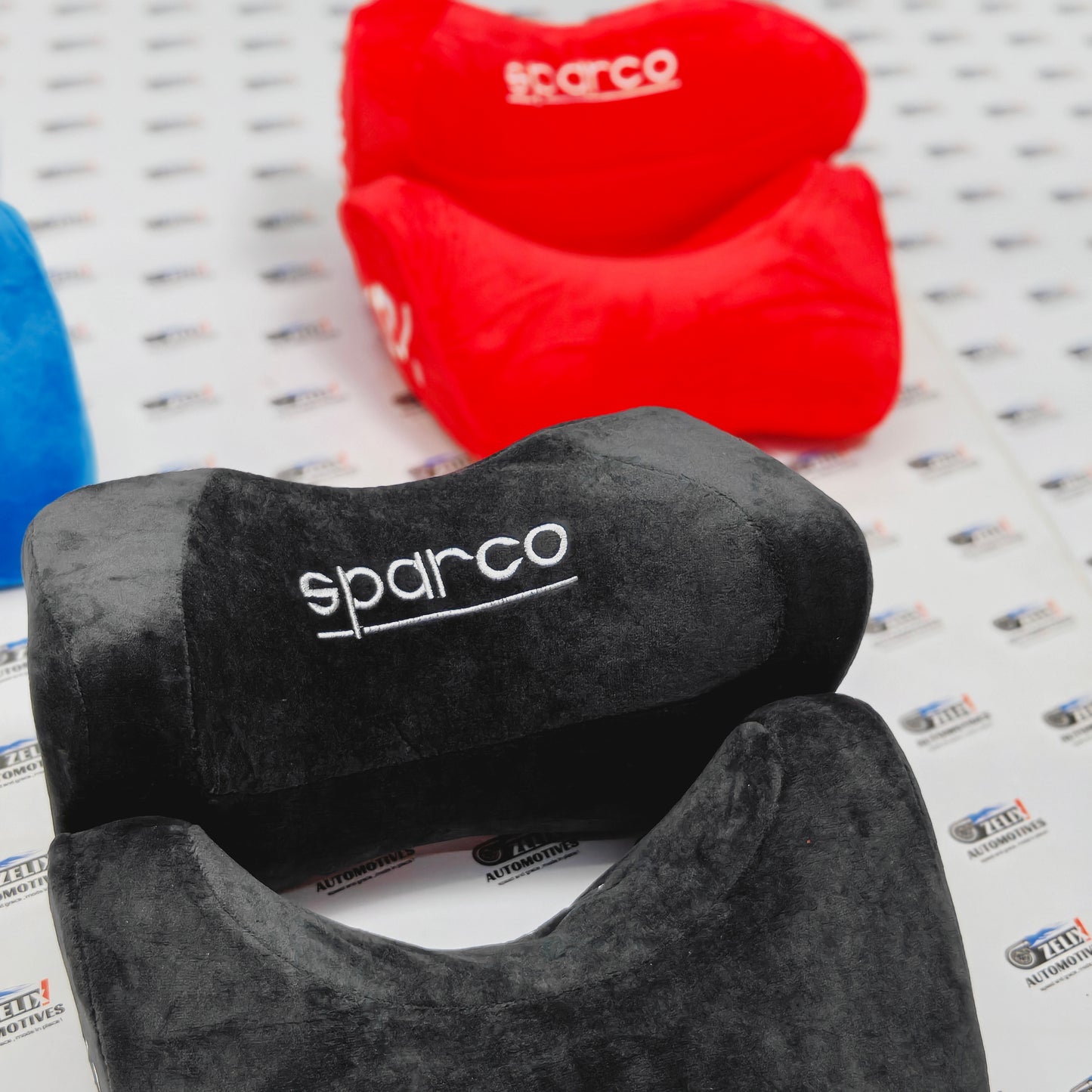 Sparco Memory Foam Neck Rest Pillows (Pair)