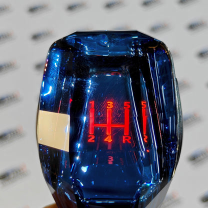 Crystal LED Gear Shift Knob with Touch Sensor & Color Changing Illumination