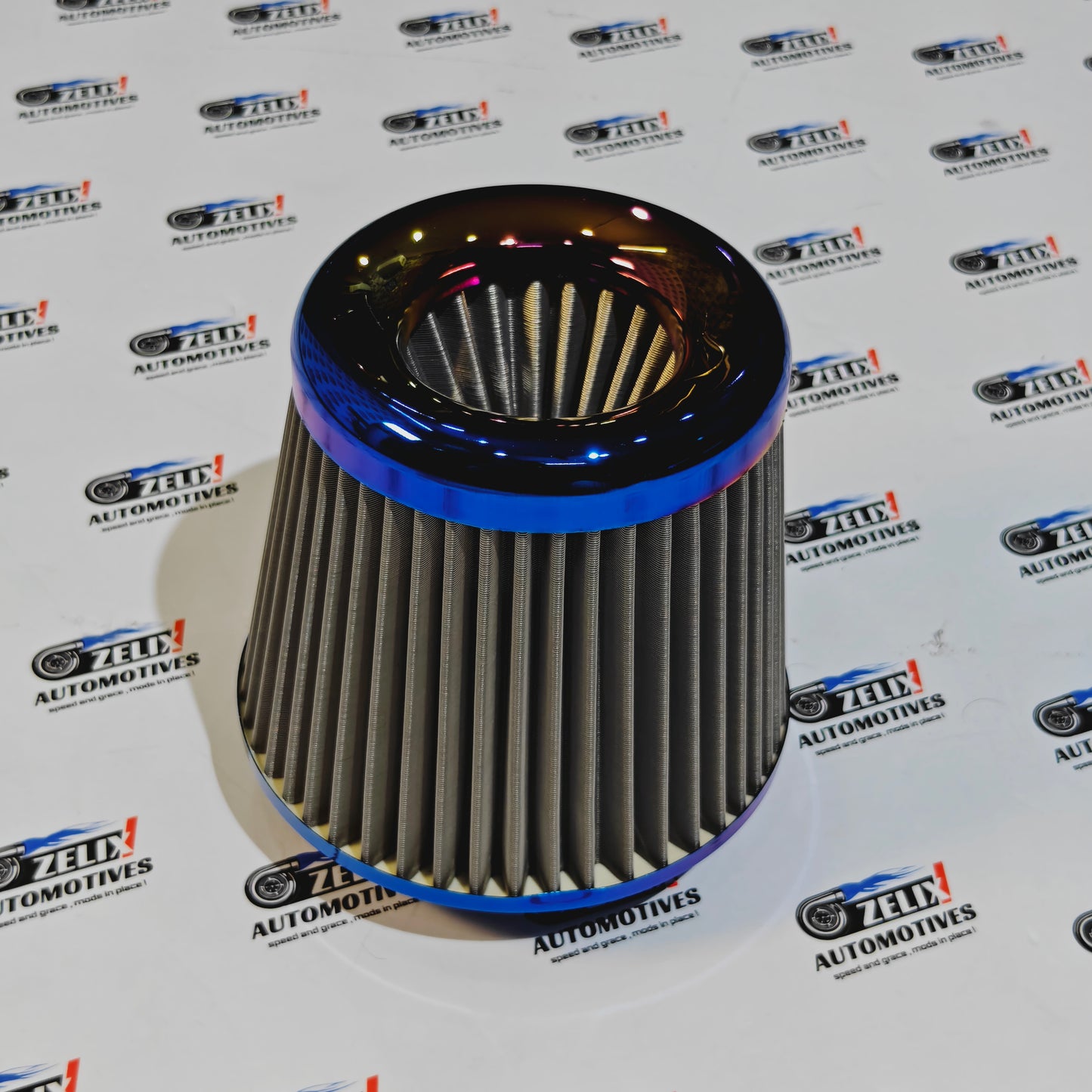 Universal High-Flow Air Intake Cone Filter | Dual Layer 3-Inch Inlet