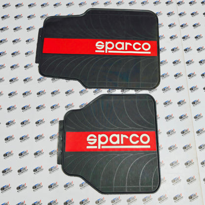 Sparco Car Mats Set of 4 | Red in Two Design Options