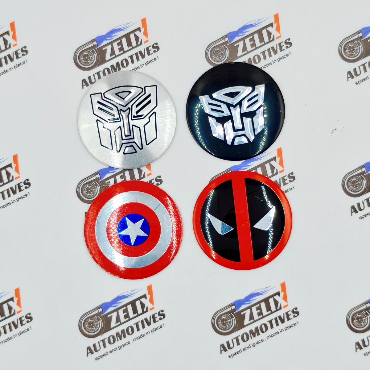 Car Wheel Stickers | Heroes Collection