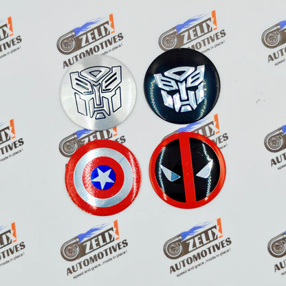Car Wheel Stickers | Heroes Collection