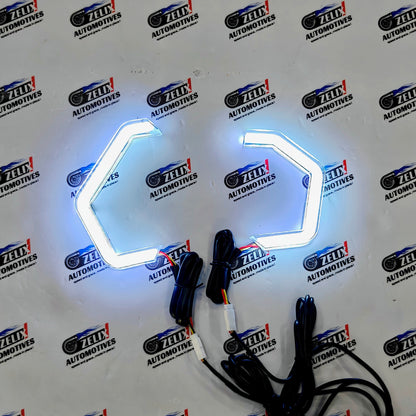 Angle Eyes LED DRLs with Welcome Feature | Universal Fit Set of 4