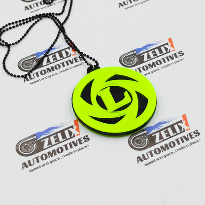 Neon Fluorescent Car Mirror Hanging For Ford,Nissan,Mitsubishi & Chevrolet