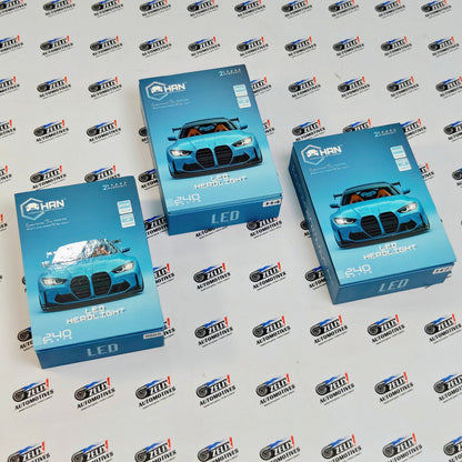 HRN LED Headlight Bulbs (240W) | Plug & Play