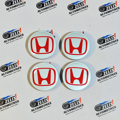 Honda Wheel Center Caps Set of 4 | Outer Diameter 68 & 69 mm