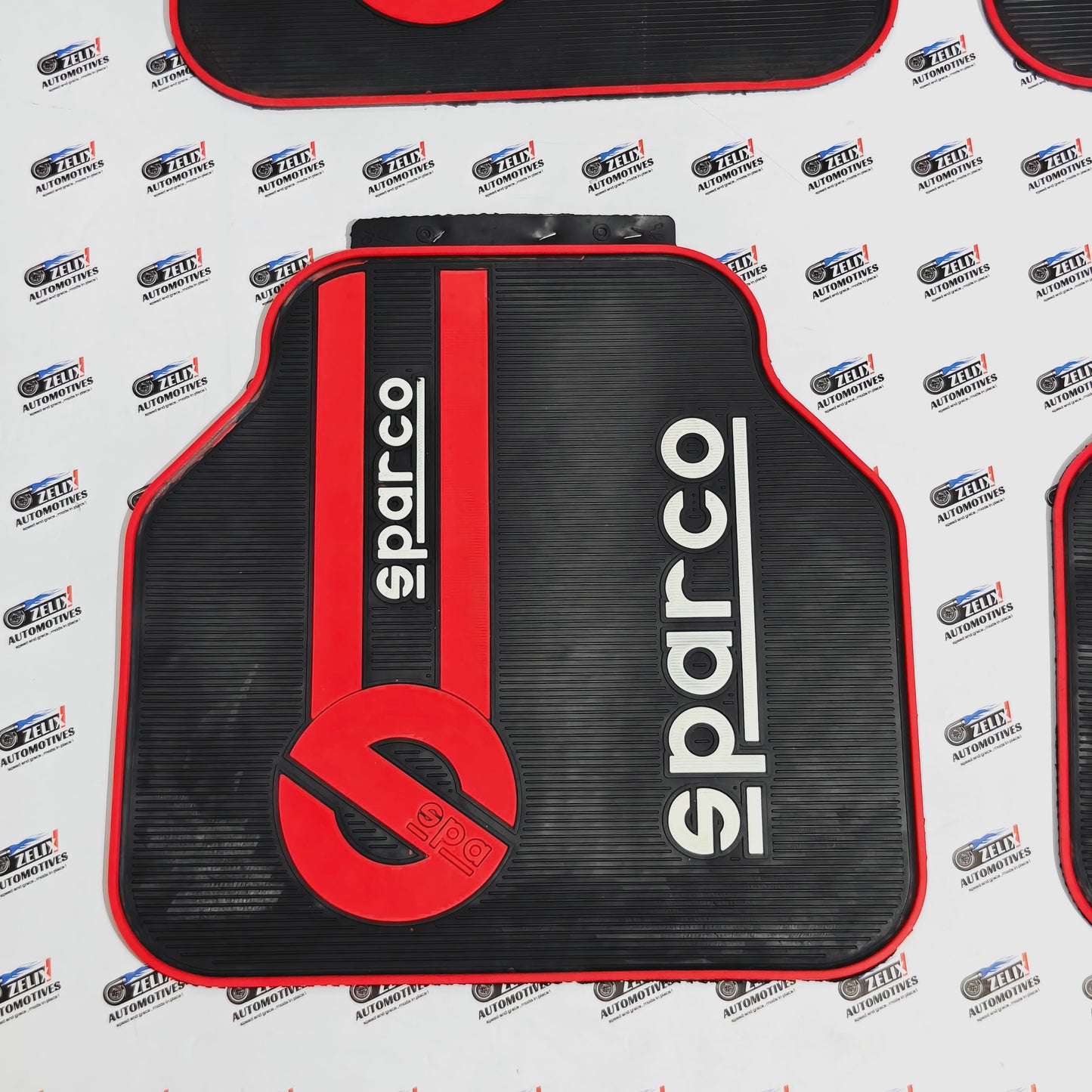 Sparco Car Mats Set of 4 | Red in Two Design Options