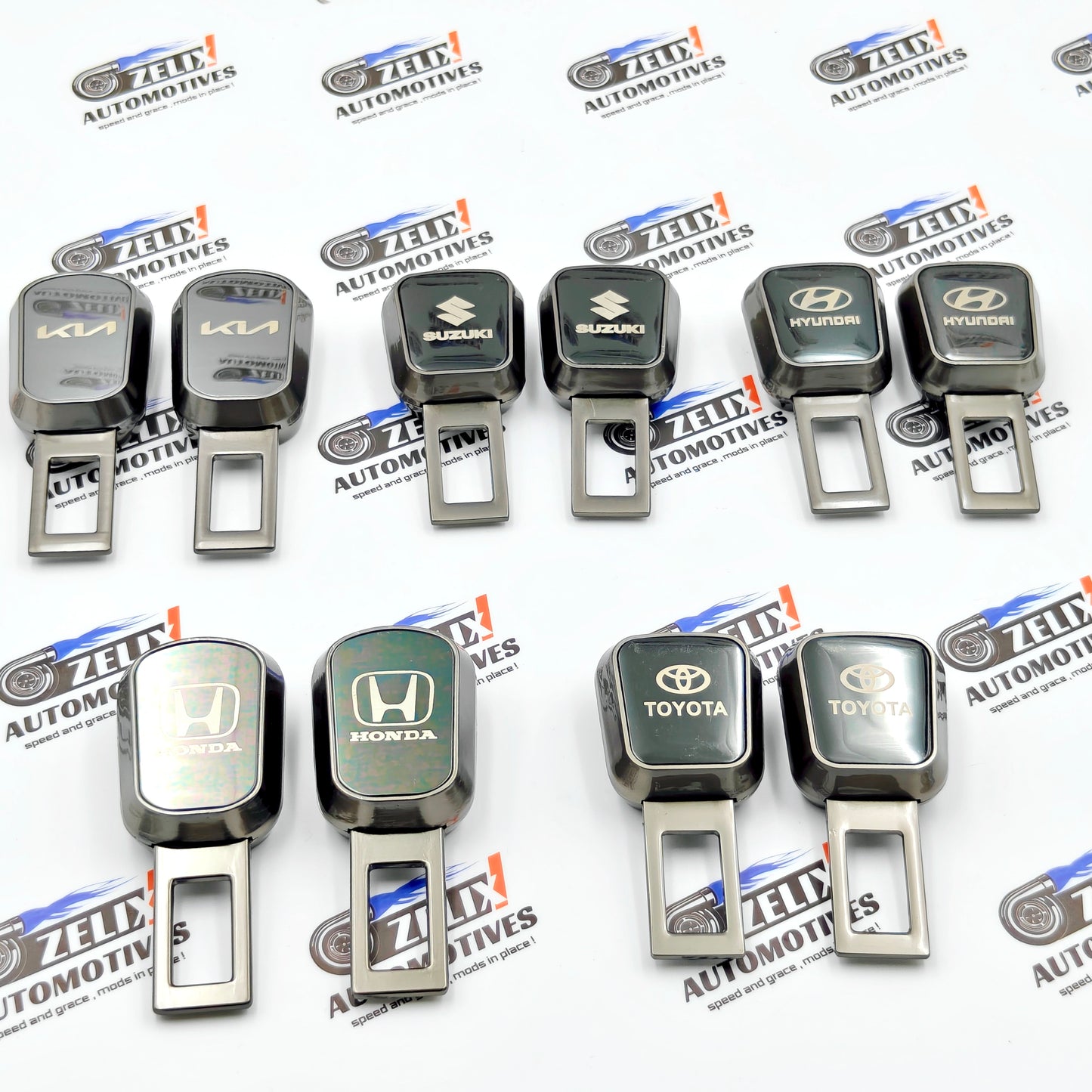 Seat Belt Buckle Clips (pair) For Toyota,Honda,Suzuki,Hyundai & kia