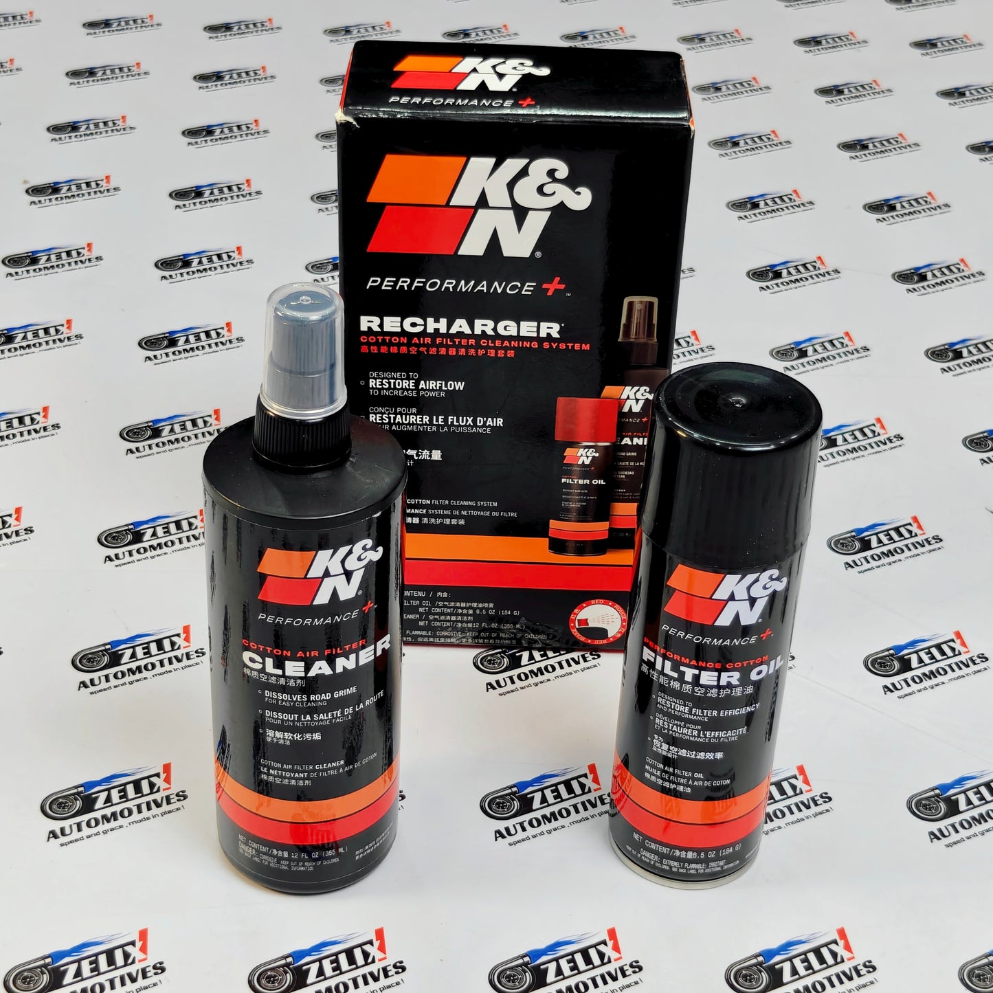 K&N Recharger Air Filter Cleaner Kit