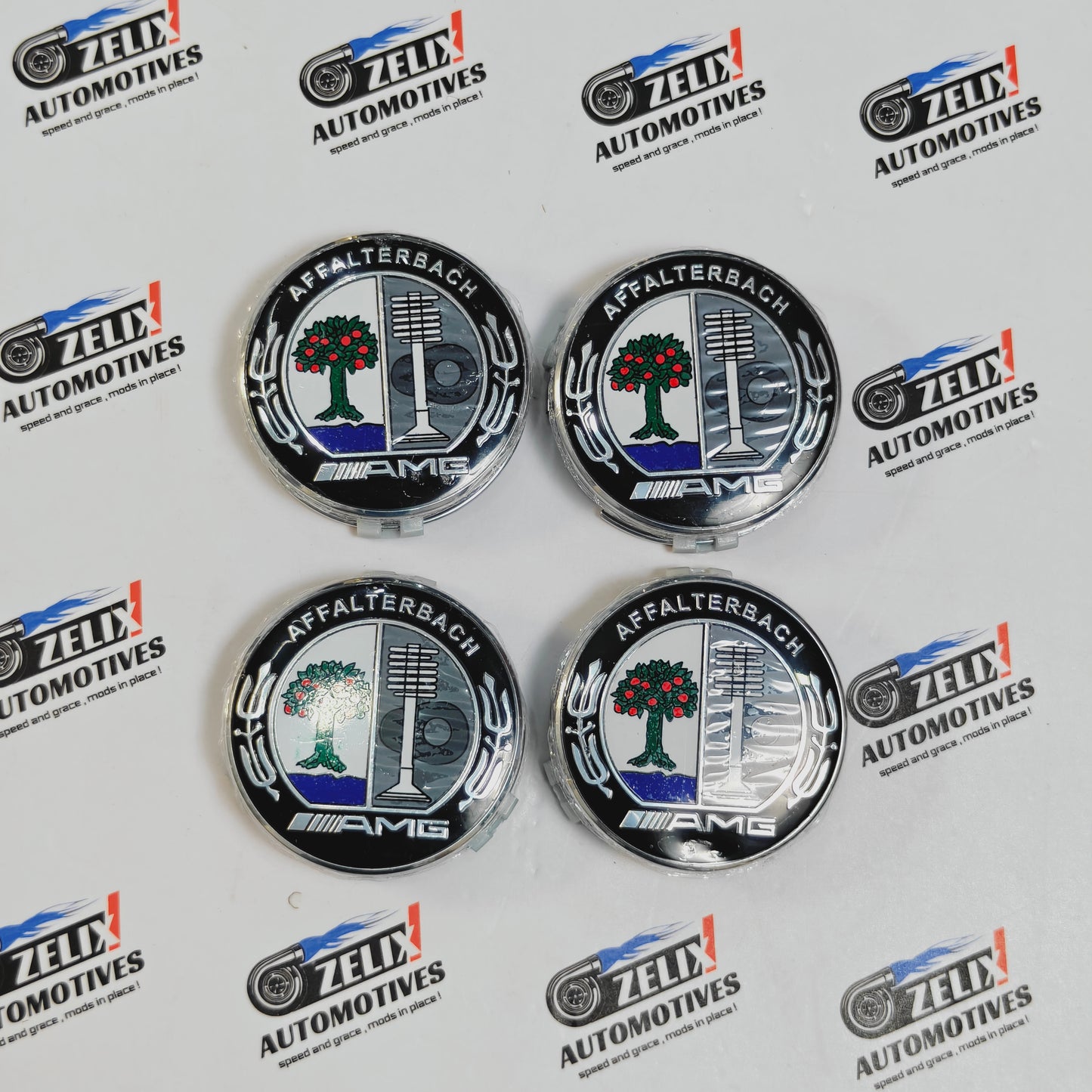 AMG Traditional Affalterbach Wheel Caps | Outer Diameter 77-mm