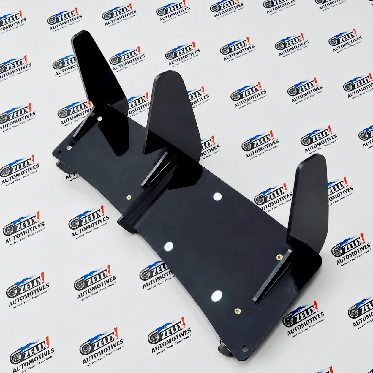VW Polo 3-Fin Rear Diffuser | Acrylic Material Fits 2014+
