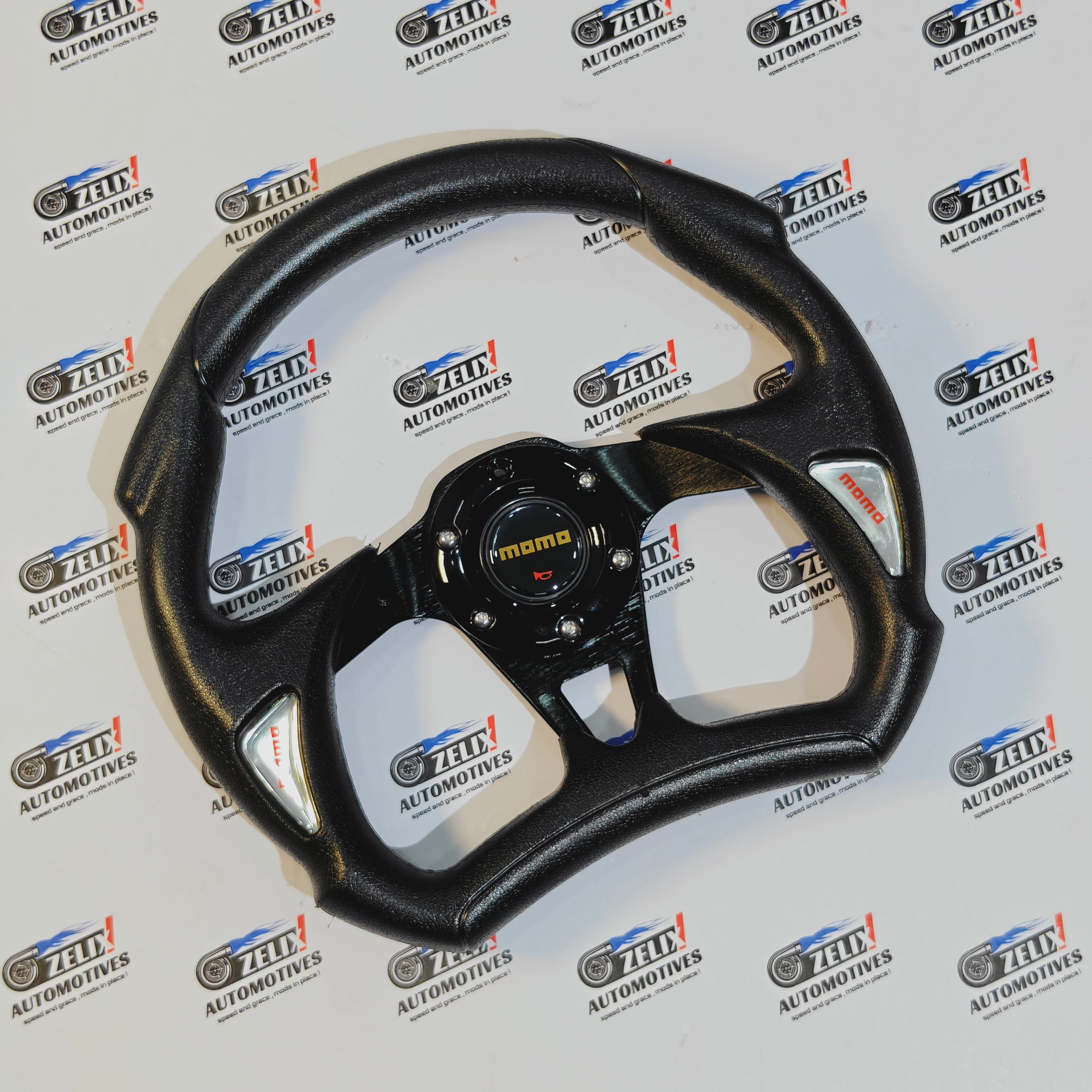 MOMO Steering Wheel 12-Inch | Sporty Design – Zelix Automotives