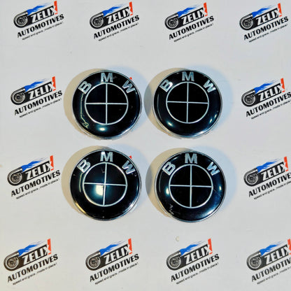 BMW Wheel Center Caps Set of 4 | Outer Diameter (68mm)