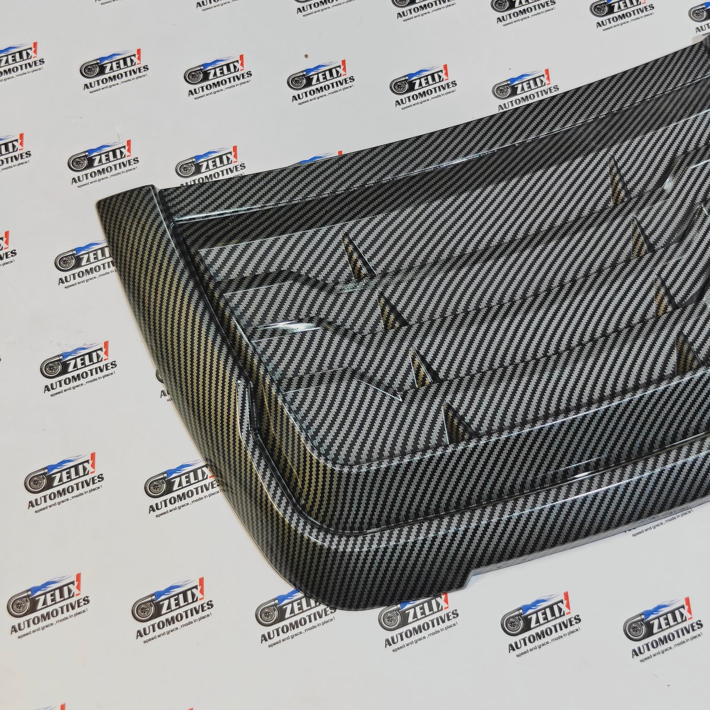 Universal Hood Scoop Premium Carbon Finish | Bonnet Styling Upgrade