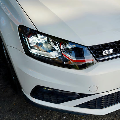 VW Polo, Vento, Ameo GTI-Style Headlights | Red Accent Design