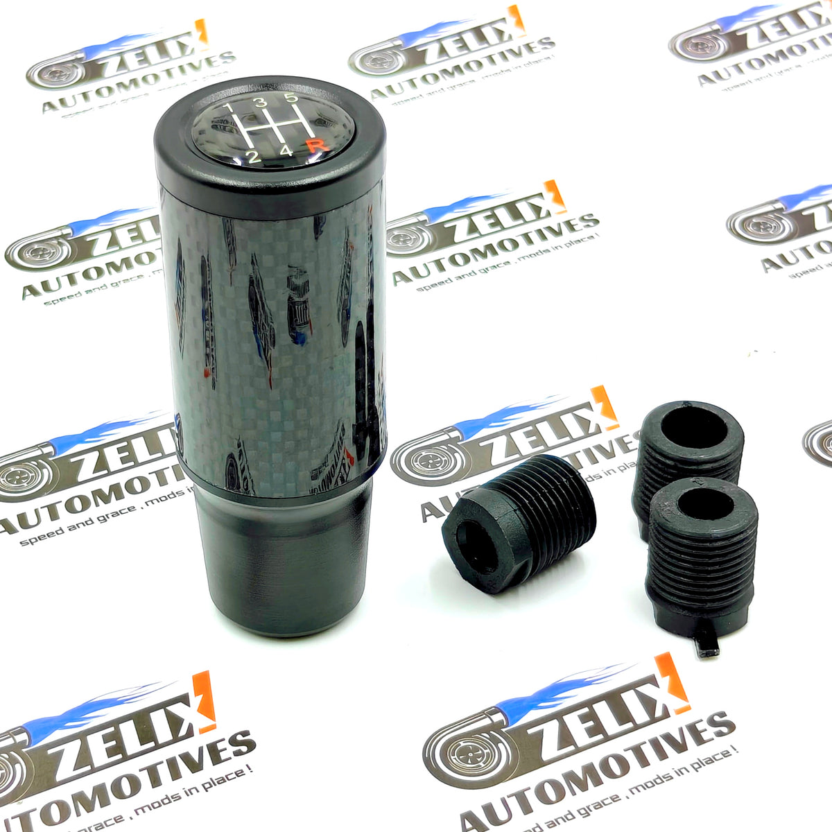Racing Gear Knob Carbon Fiber Finish  | Sleek Aluminium Design