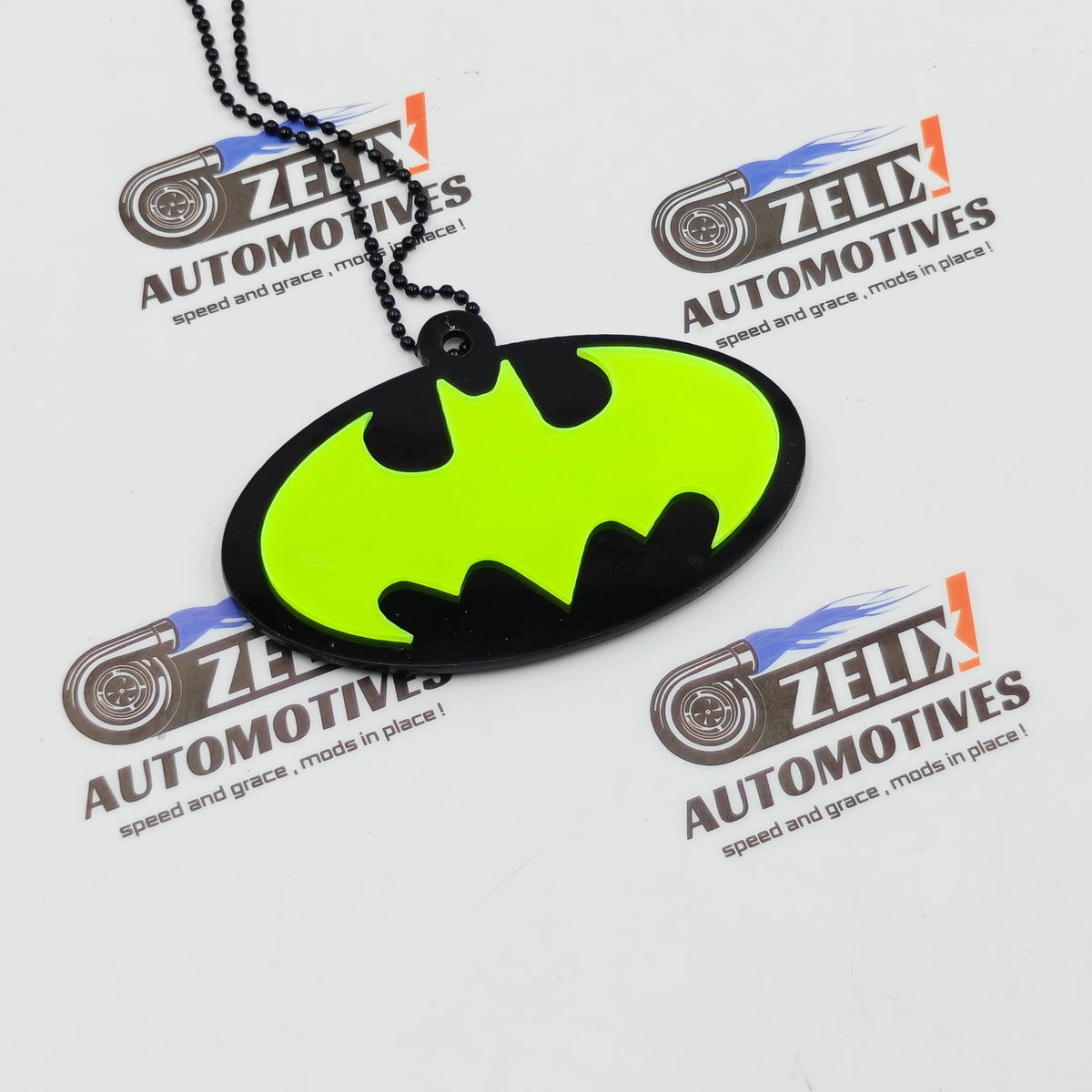 Neon Fluorescent Car Mirror Hanging | Marvel & DC Collection