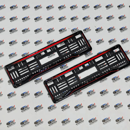 Number Plate Frames 3D Texture Finish (Pair) | Universal Fit