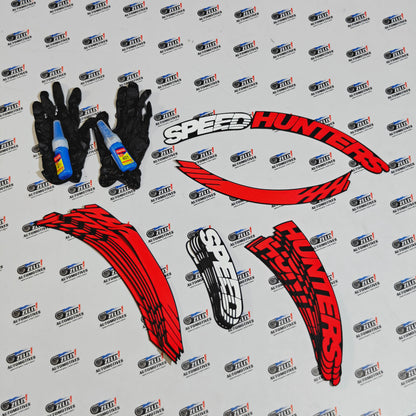 Car Tyre Stickers Sporty Designs for 4-Tyre