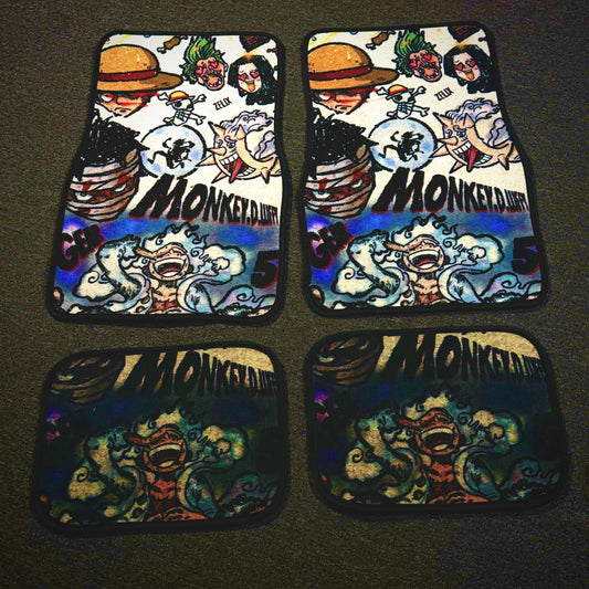 One Piece Gear 5 Luffy Car Mats | Universal