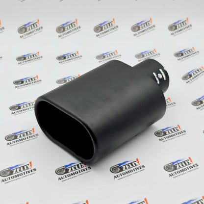 Universal Matte Oval Single Exhaust Tip | Premium Matte Finish