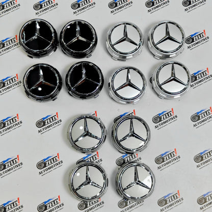 Mercedes Wheel Caps | Outer Diameter 74.8-mm