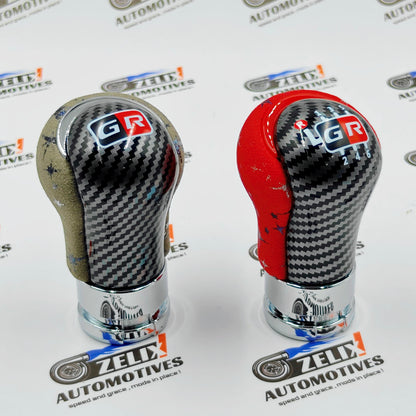 GR-Sports Alcantara Gear Knob | Compatible For Toyota Cars