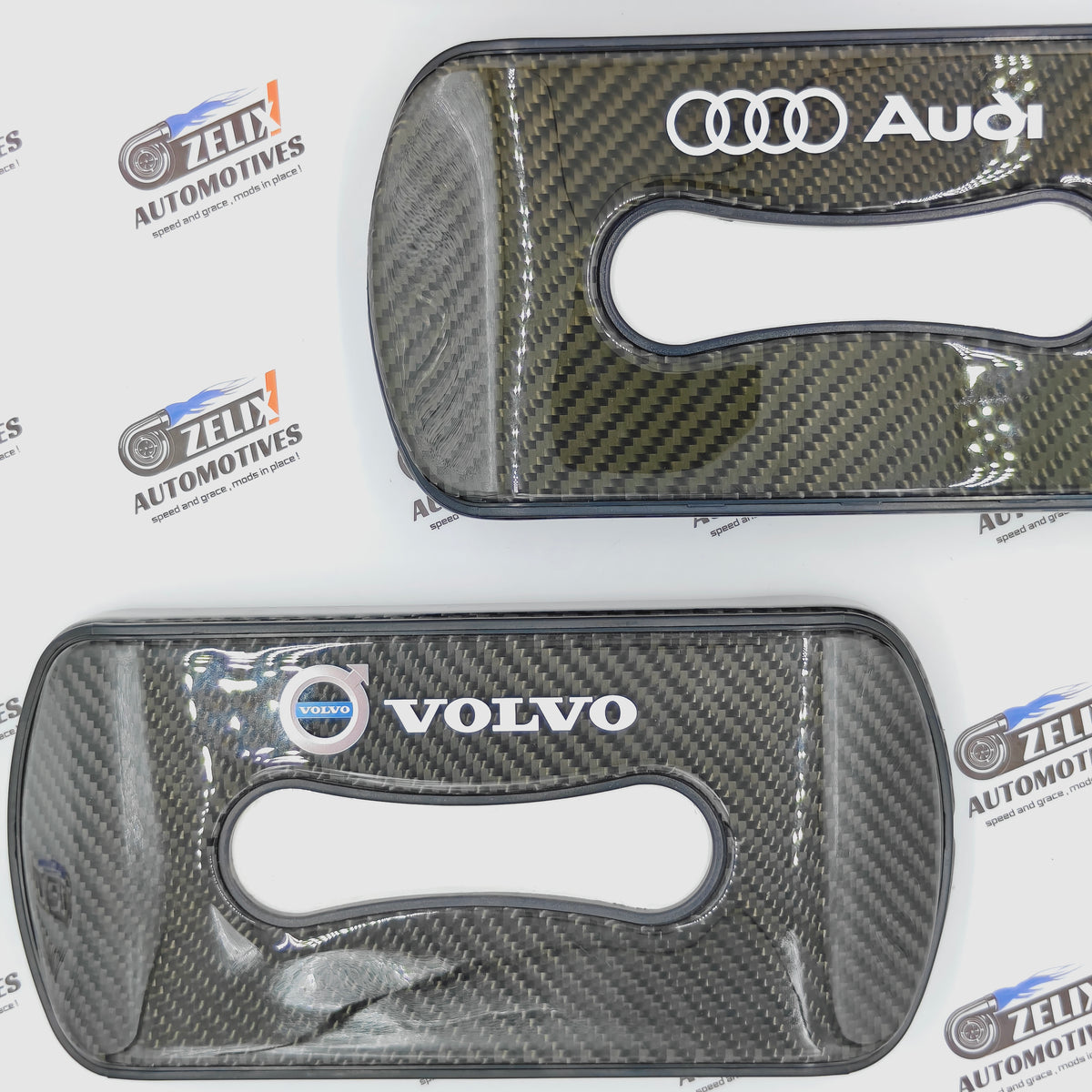 Original Carbon Finish Car Tissue Box for BMW, Audi & Volvo