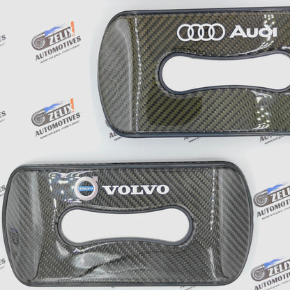 Original Carbon Finish Car Tissue Box for BMW, Audi & Volvo