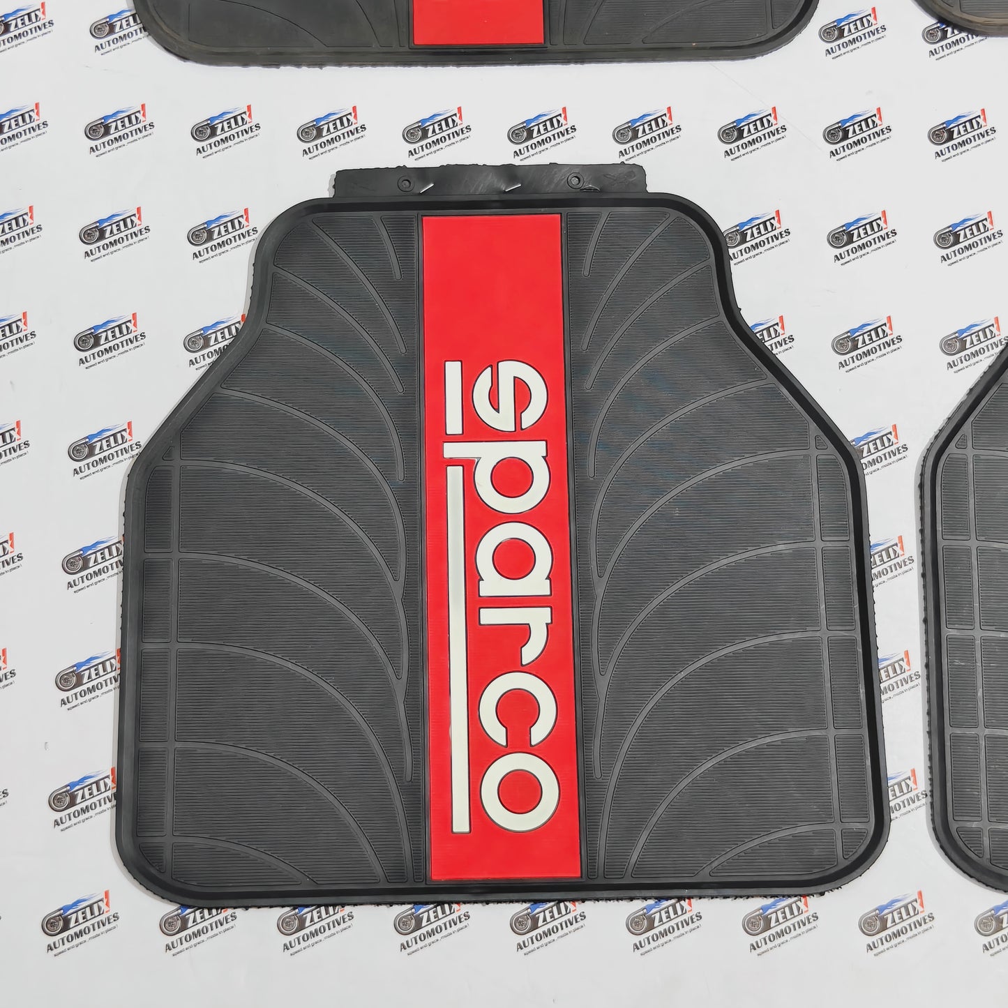 Sparco Car Mats Set of 4 | Red in Two Design Options