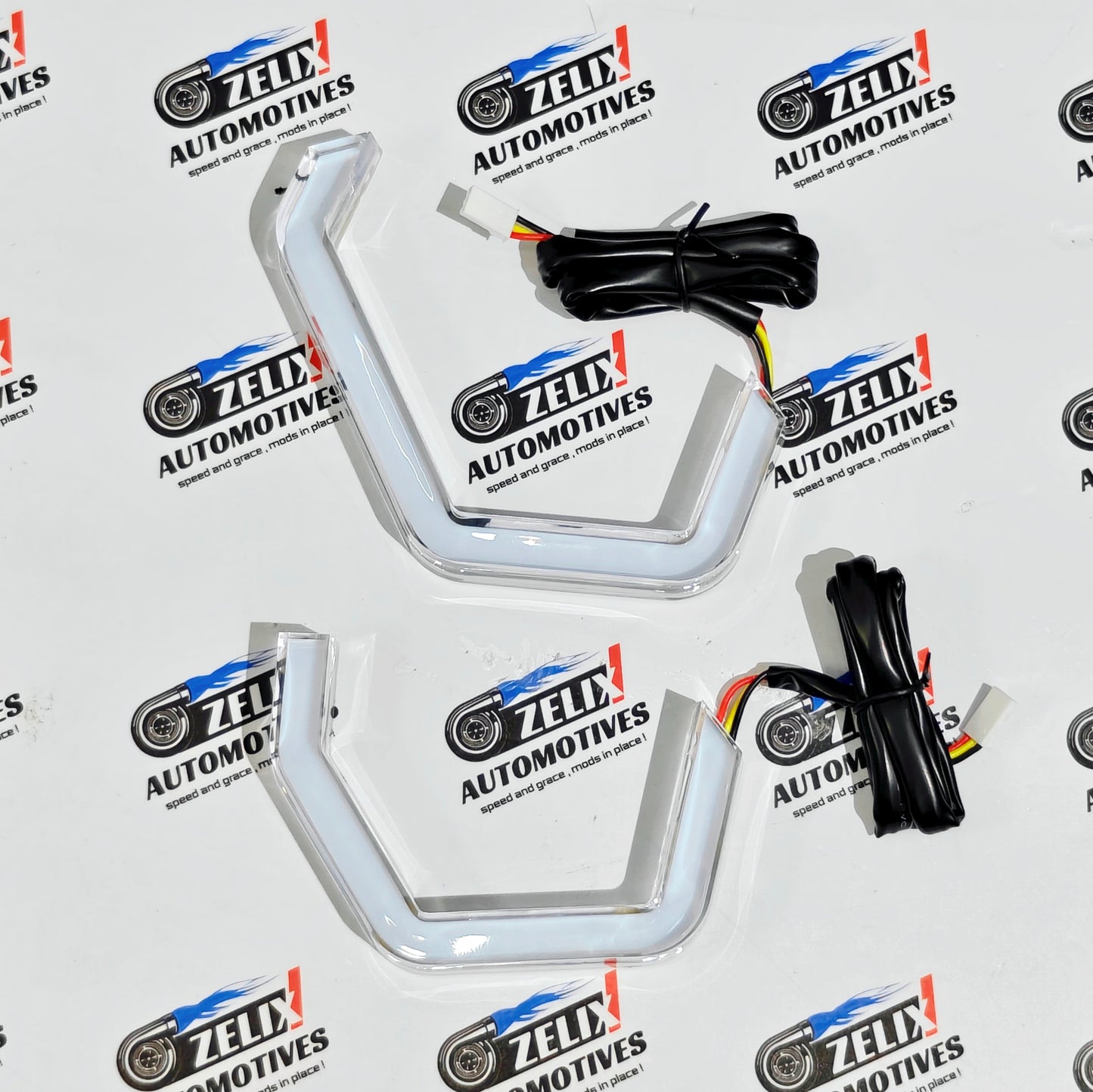 Angle Eyes LED DRLs with Welcome Feature | Universal Fit Set of 4