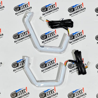 Angle Eyes LED DRLs with Welcome Feature | Universal Fit Set of 4