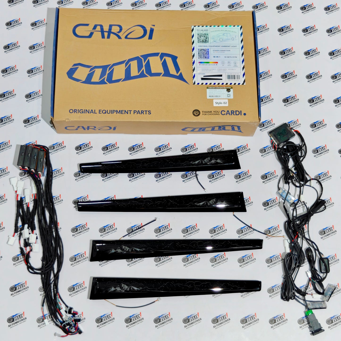 Toyota Hilux Ambient Light Kit 18-in-1 App & Voice Control | Cardi