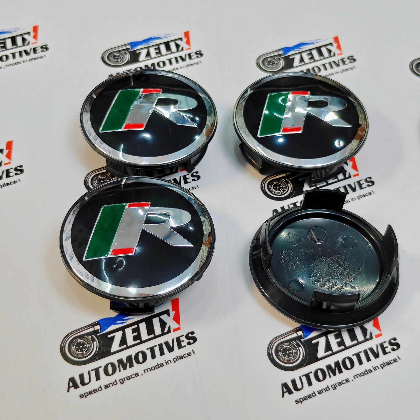 VW R-Line Wheel Center Caps Outer Diameter 59 & 56 mm