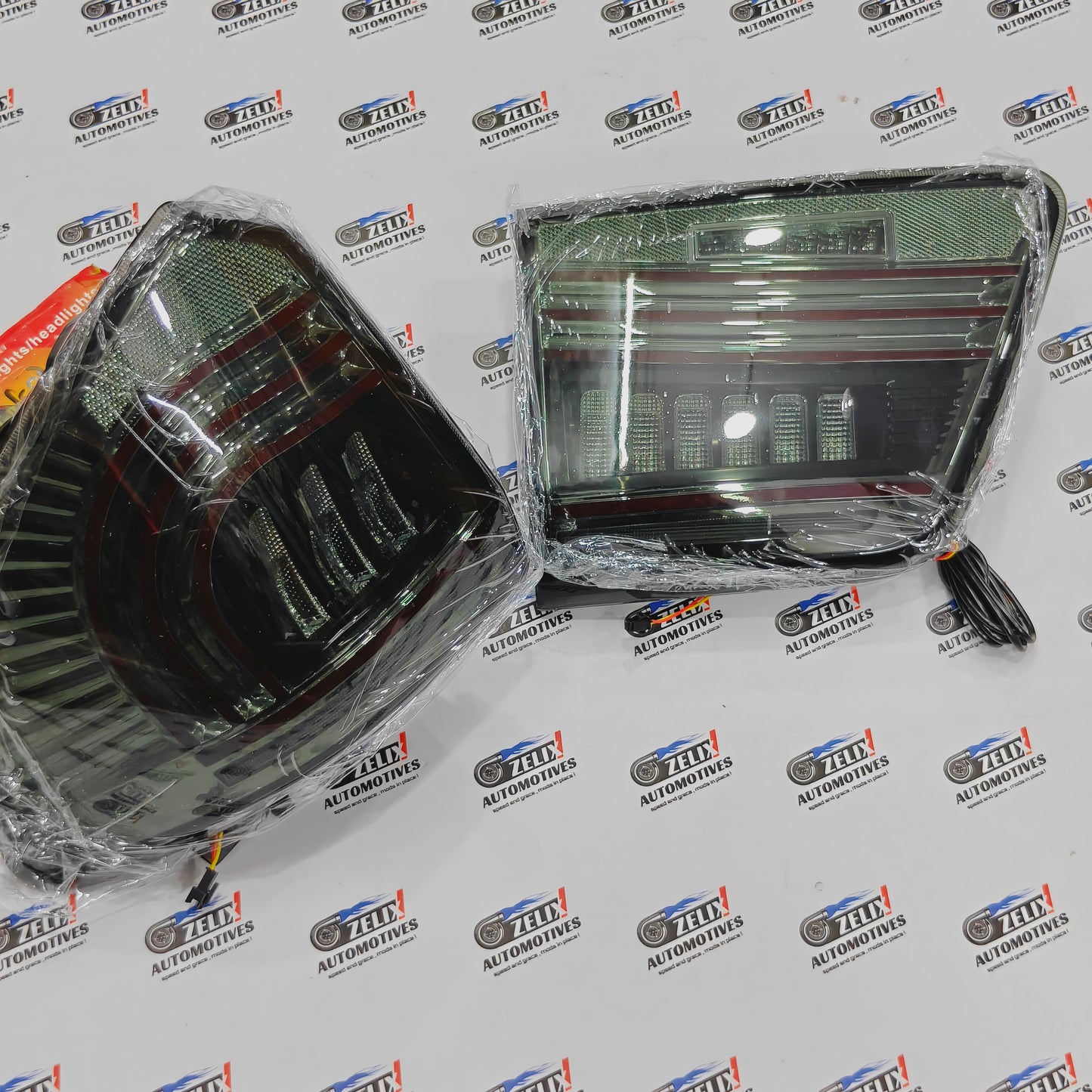 Toyota Fortuner Type-2 Dodge-Style LED Tail Lights (2012-2016)