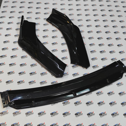 Universal 4-Piece Front Splitter | Red, White & Black Lip Options