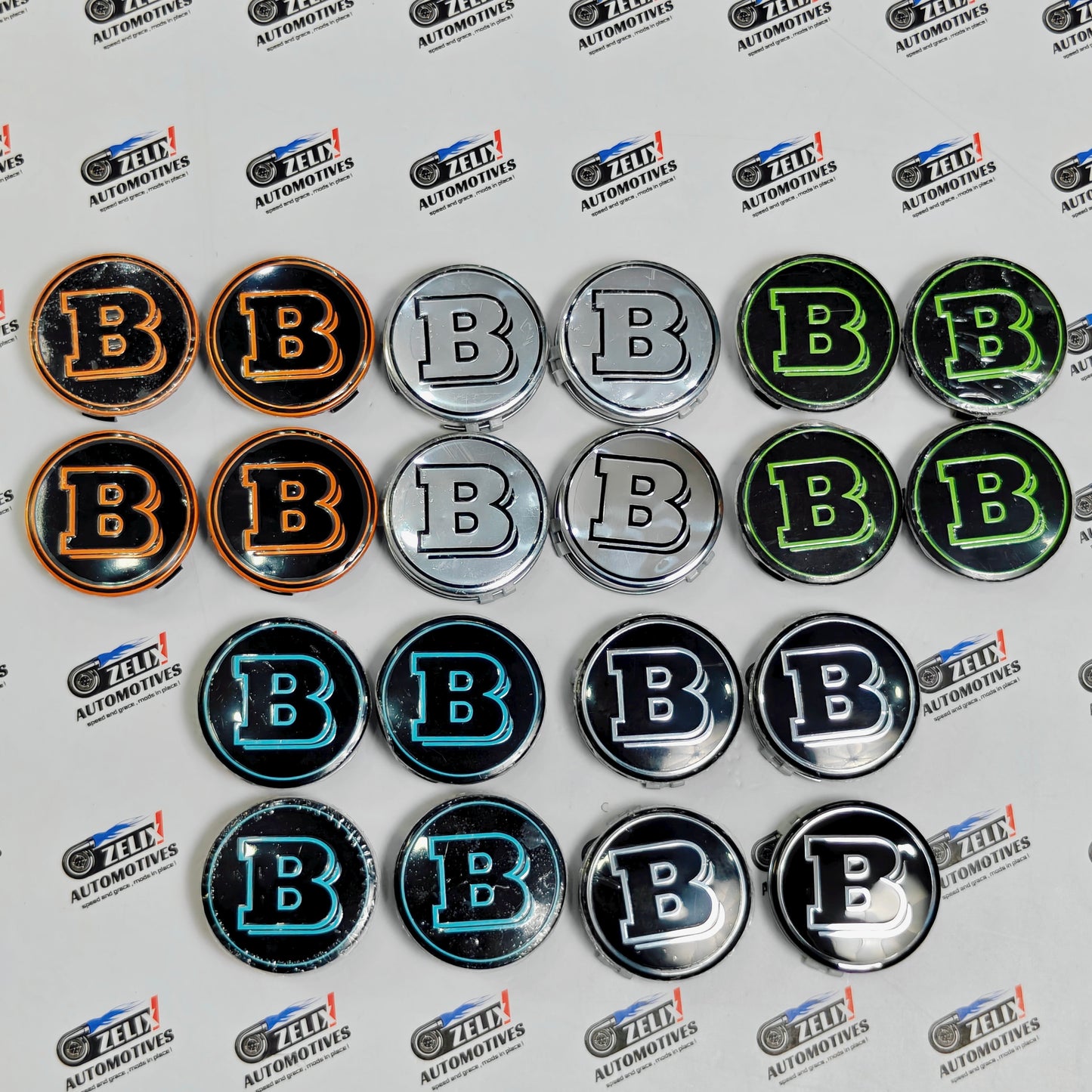 Mercedes Benz Brabus Wheel Caps | Outer Diameter 76.6-mm