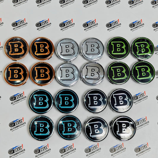 Mercedes Benz Brabus Wheel Caps | Outer Diameter 76.6-mm
