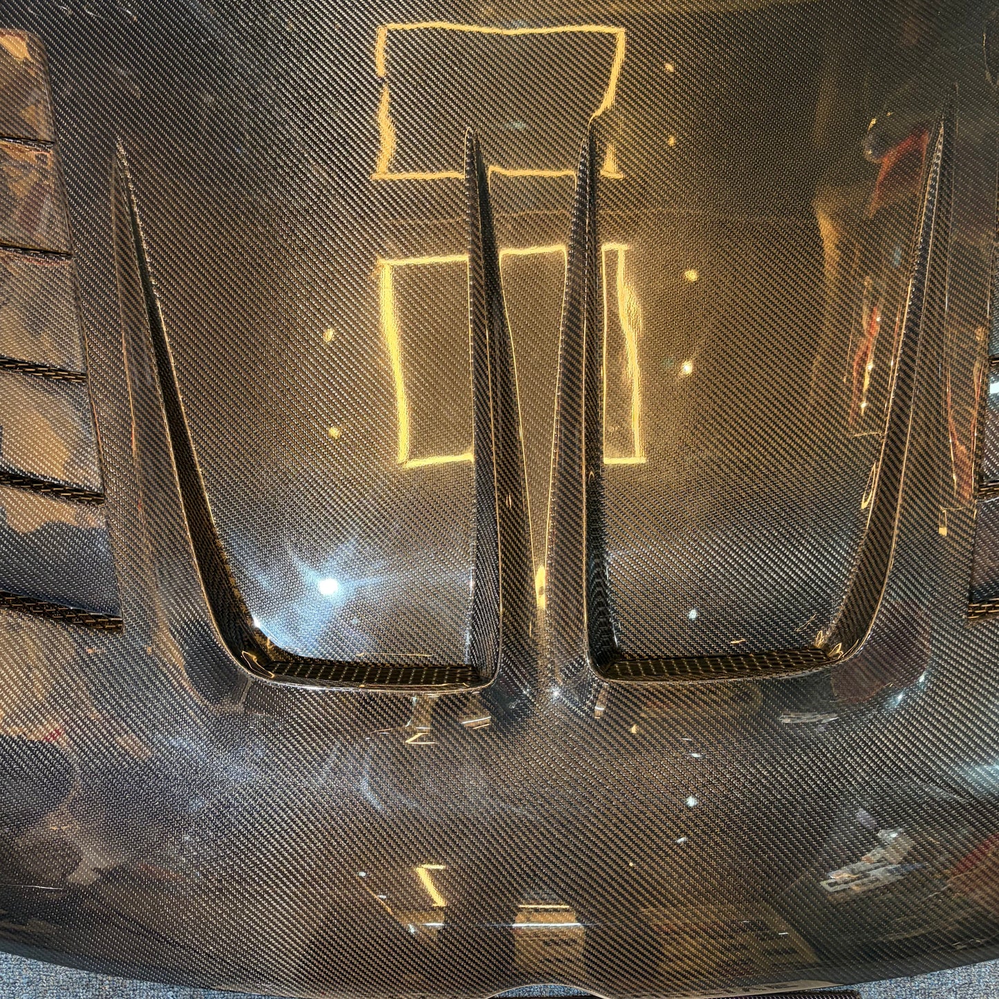VW Polo 4-Vent Design Hood | Original Carbon Fiber