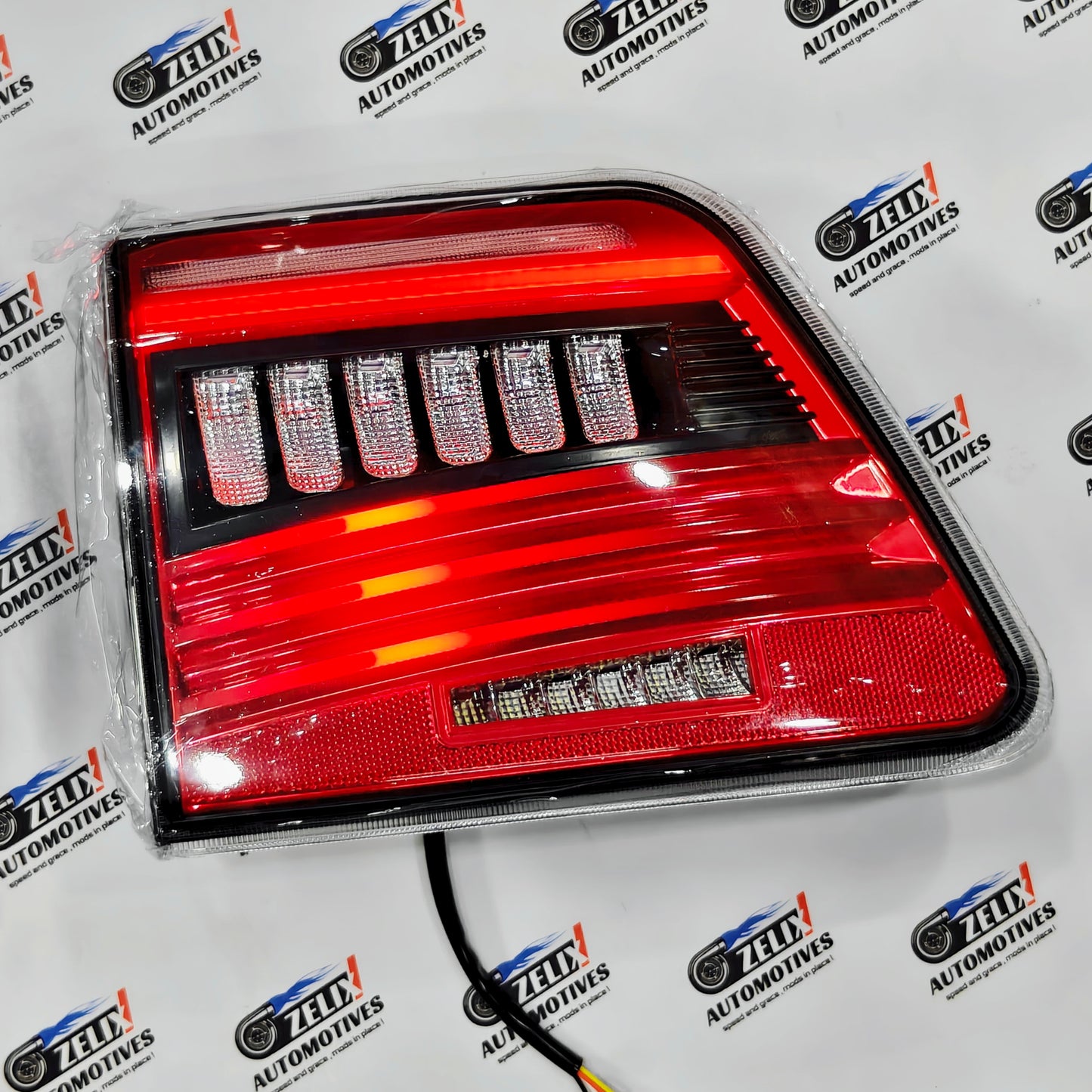 Toyota Fortuner Type-2 Dodge-Style LED Tail Lights (2012-2016)