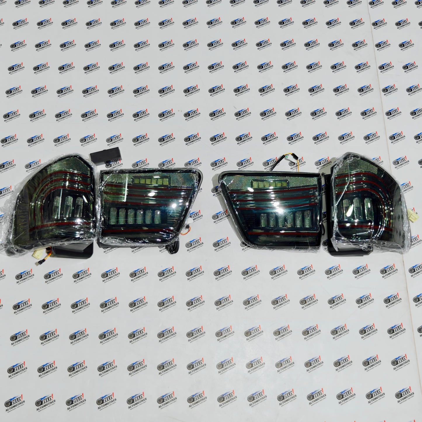 Toyota Fortuner Type-2 Dodge-Style LED Tail Lights (2012-2016)