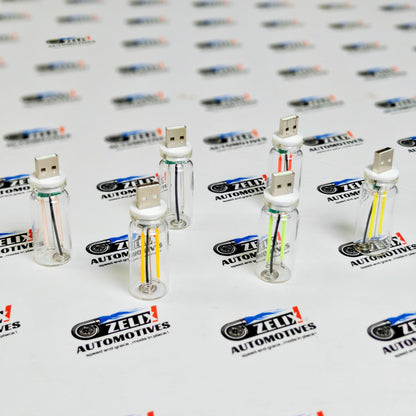USB LED Car Bulb with Touch Switch Multi-Color