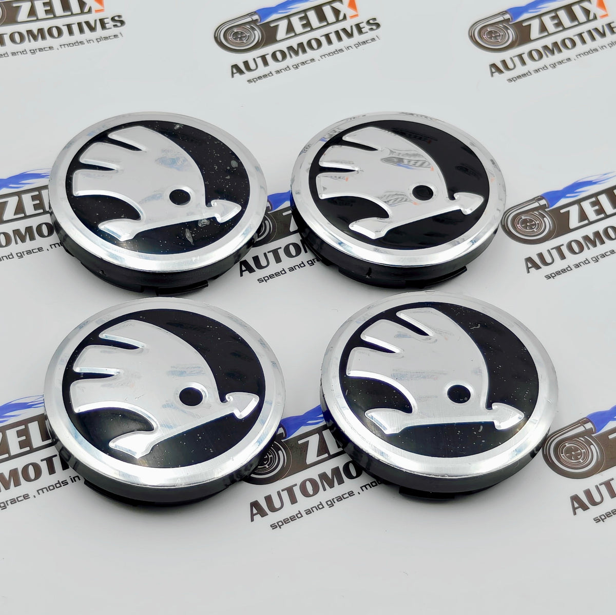Skoda Wheel Caps | Outer Diameter 55-mm
