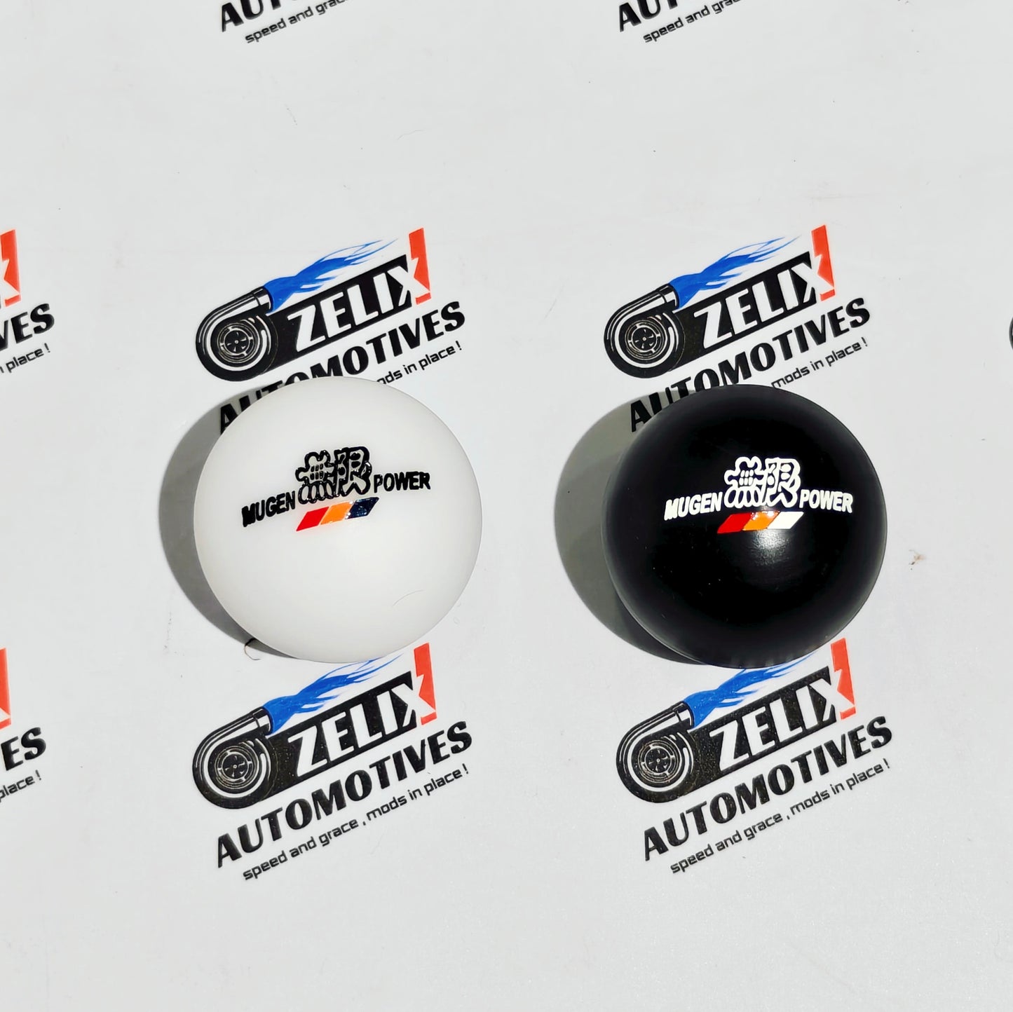 Mugen Power Round Ball Gear Shift Knob – Universal Fit
